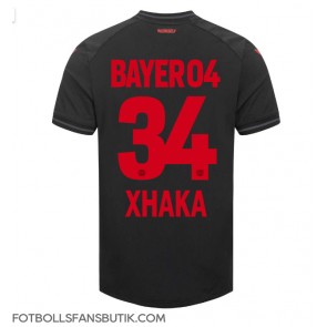 Bayer Leverkusen Granit Xhaka #34 Replika Hemmatröja 2023-24 Kortärmad